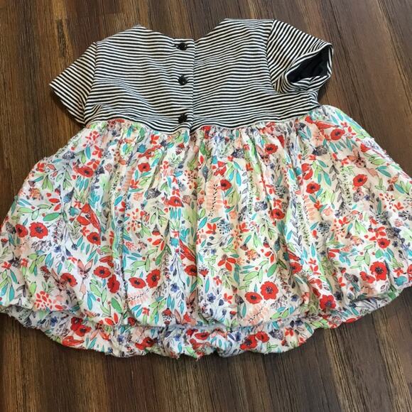 Marmellata Striped Floral Pink/White Dress - Picture 3 of 4